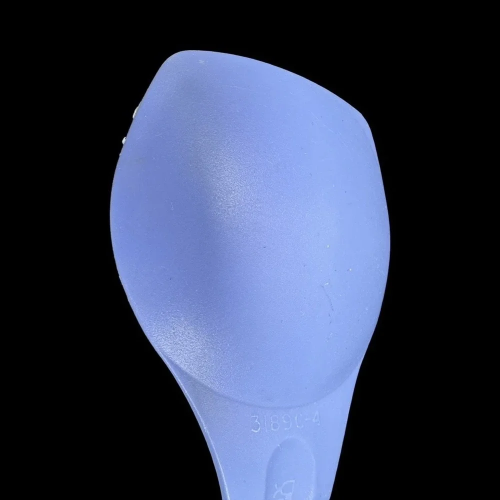 Tupperware Rice Paddle Spoon Scraper Long #3189C-4 Blue